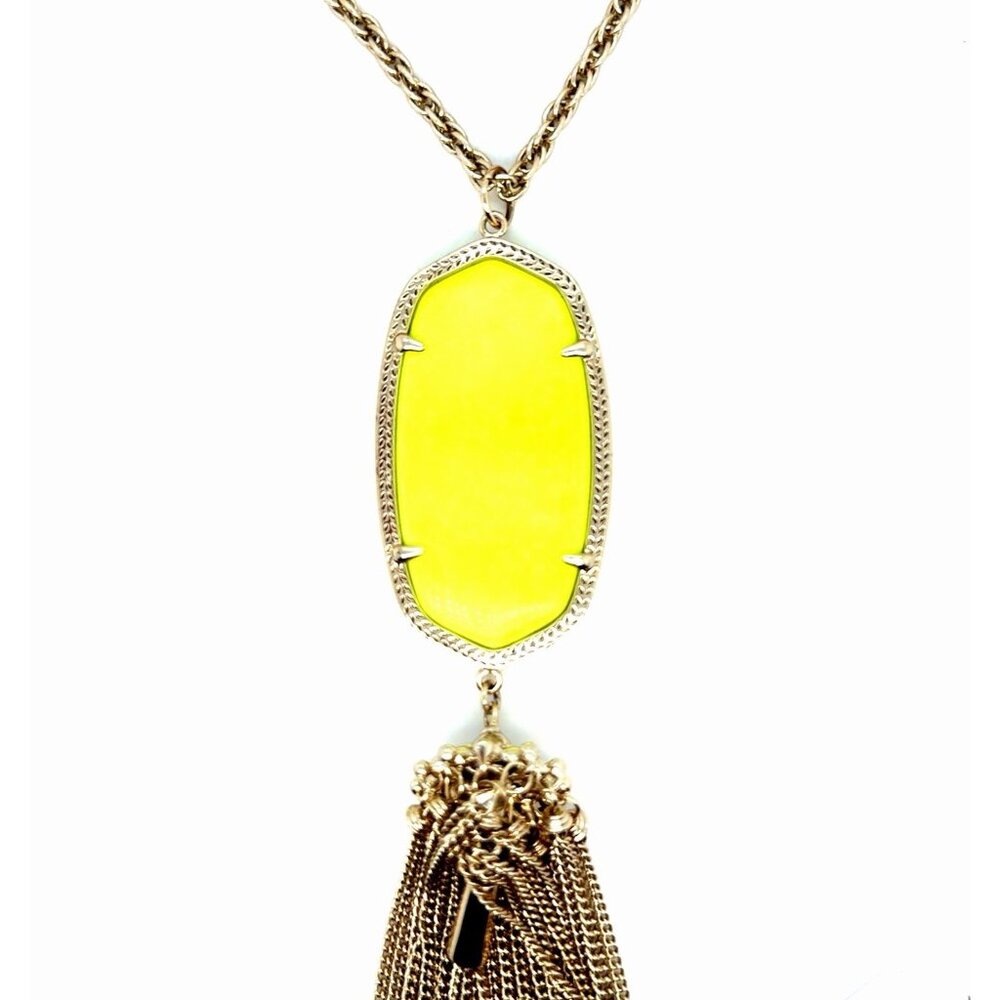 Kendra‎ Scott Neon Rayne Tassel Necklace